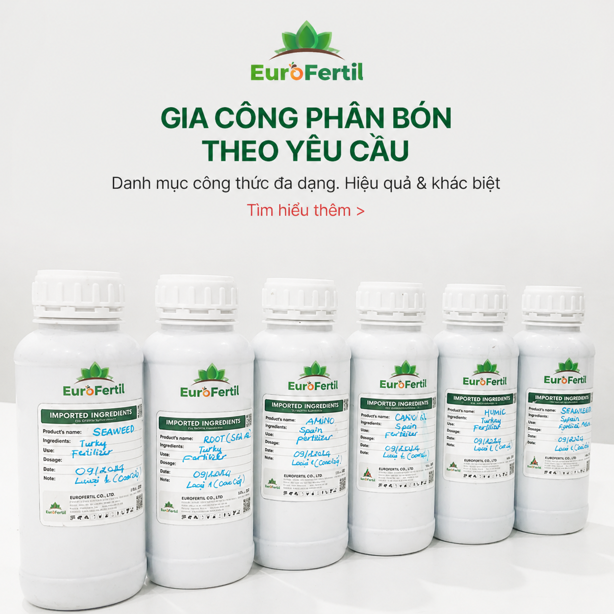 Gia công phân bón