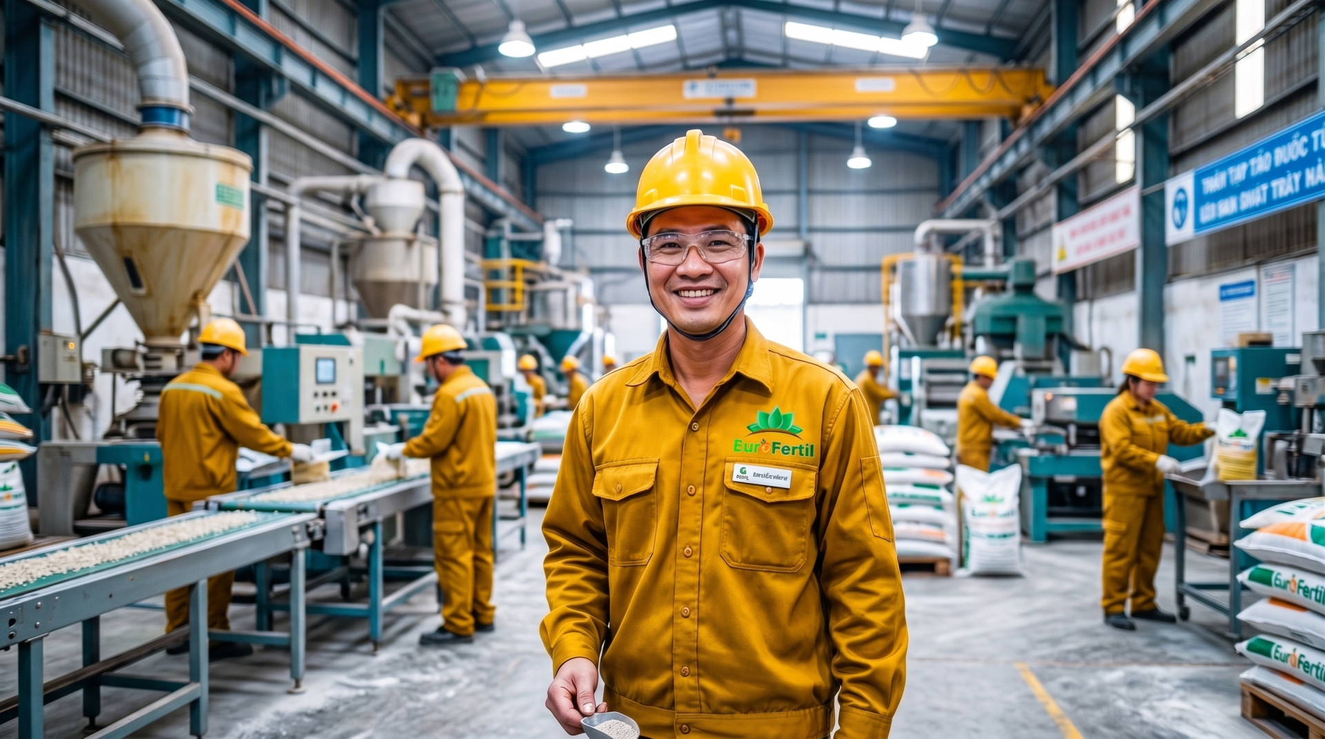 Công nhân nhà máy Eurofert
