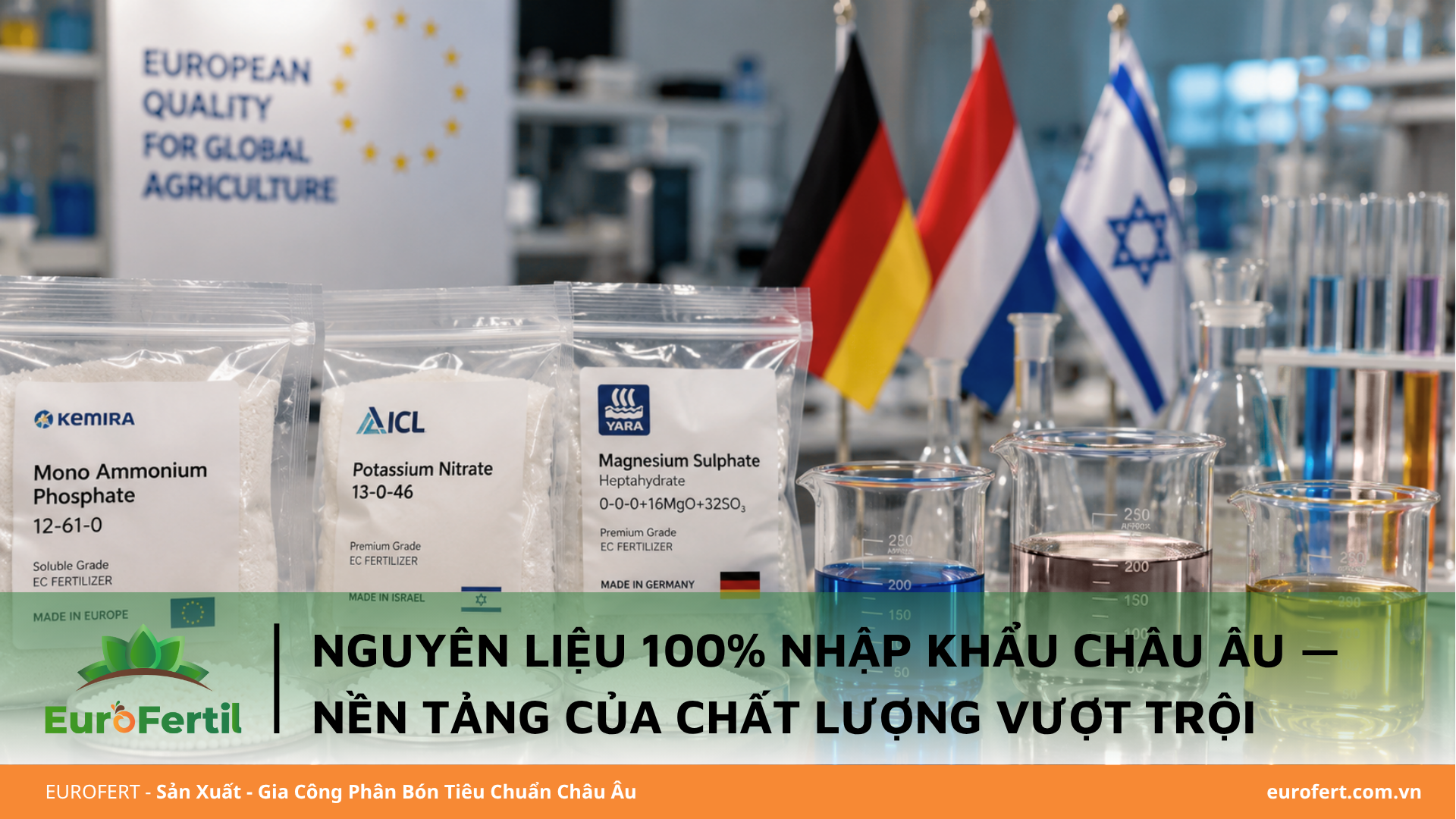 Nguyên Liệu 100% Nhập Khẩu Châu Âu — Nền Tảng Của Mọi Sản Phẩm Chất Lượng